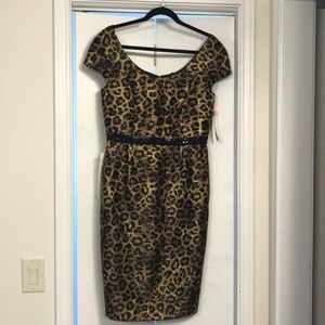 Leopard print Carmen Marc Valvo Dress